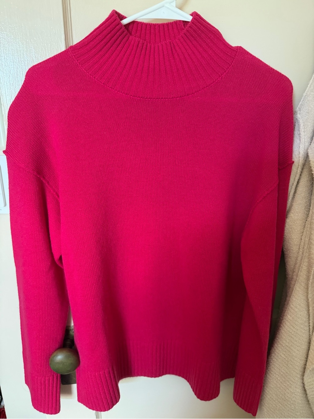 Rails Sasha Fuchsia Mock Neck Sweater